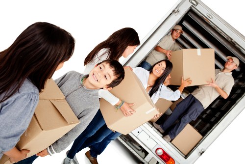 Removal team planning a local move in Bethnal Green street settings