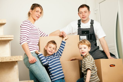 Commercial moving team planning a business relocation in Bethnalgreen