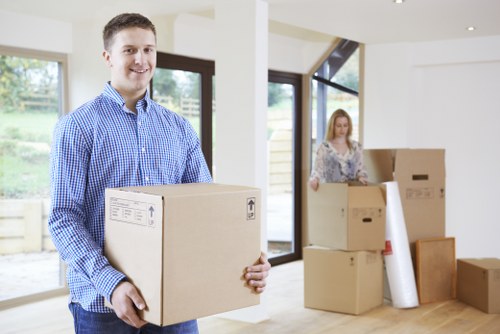 Careful furniture transport for a local East London removals job