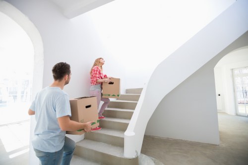 Moving boxes and a van for home moves in Bethnalgreen