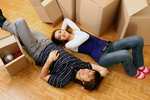 Waste disposal and compliance for moving service